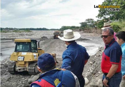 Gobernador supervisa obras en el río Cravo Sur