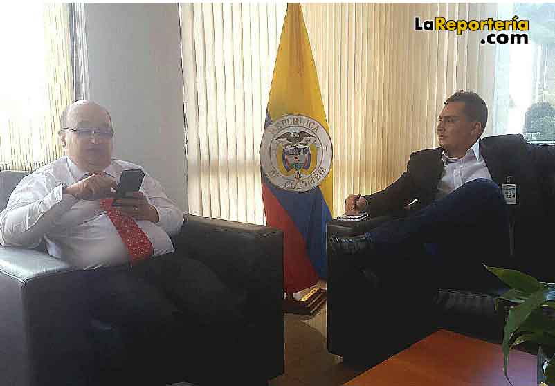 Viceministro de Salud Luis Fernando Correa  y Jorge Fuerbringer