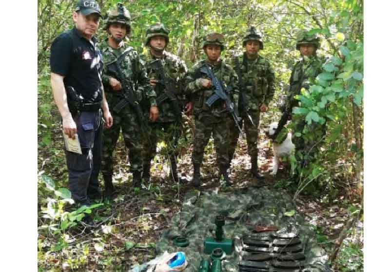 Material de Guerra encontrado en Orocué /