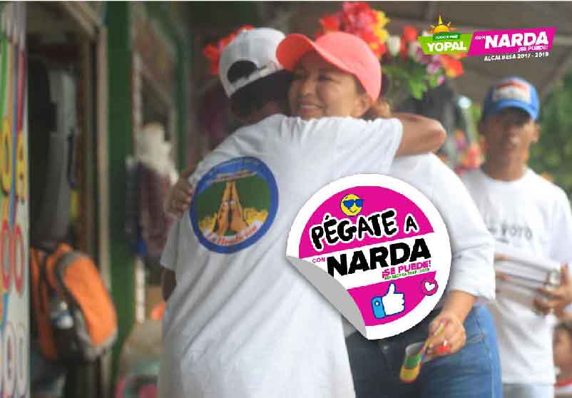 Pégate a Narda, campaña de la candidata a la Alcaldía de Yopal/