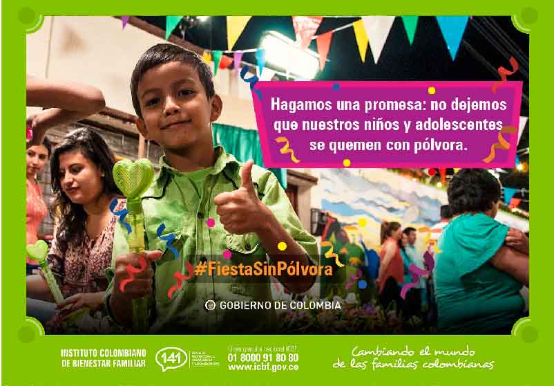 Evite que sus hijos quemen pólvora/