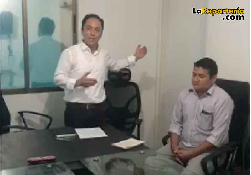 Alcalde por fuera de reunión en Ceiba.
