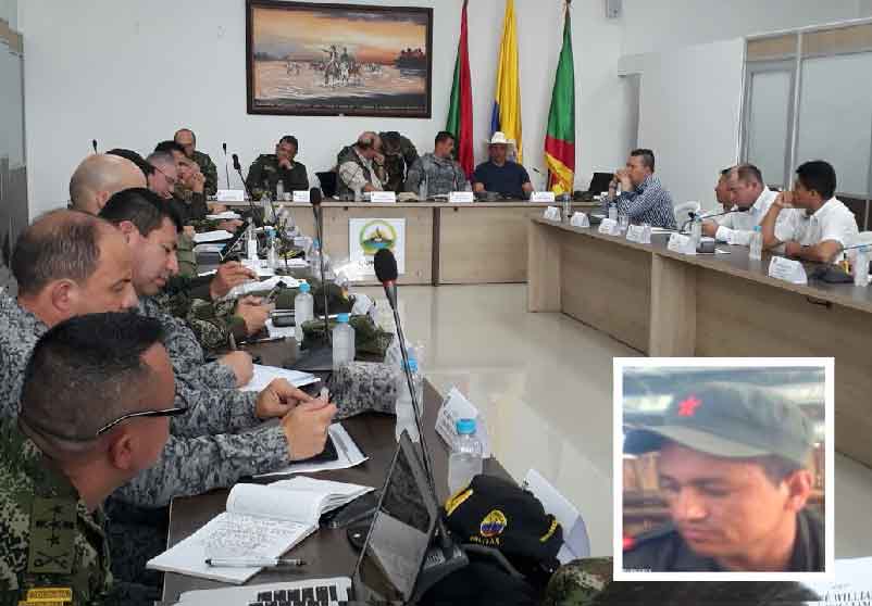 Consejo de Seguridad con presencia de Mindefensa.