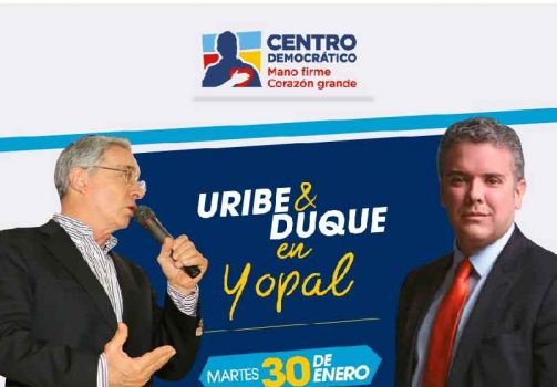 Uribe - Duque en Yopal y Aguazul/