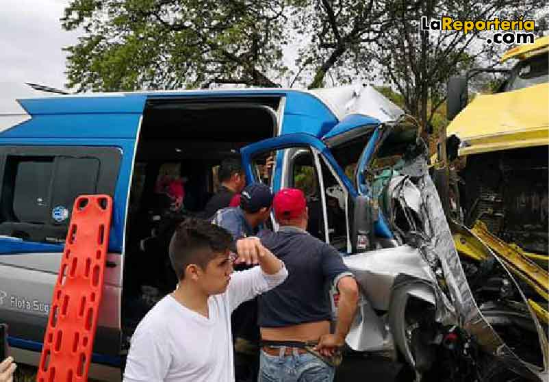 Accidente en la vía a Paz de Ariporo.
