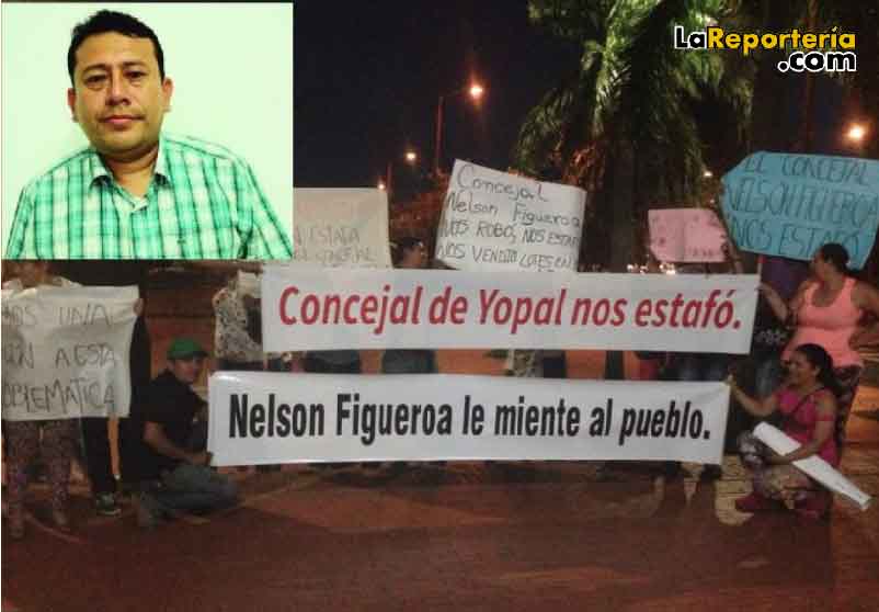 Archivo agosto 2017 Protesta a Nelson Figueroa-