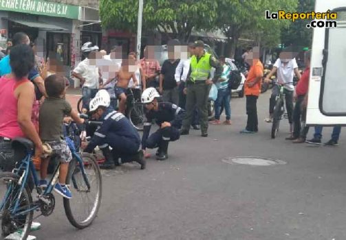 Accidente presentado en Aguazul.