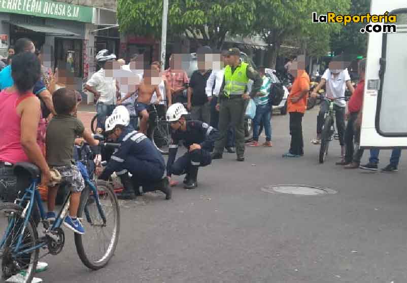 Accidente presentado en Aguazul.