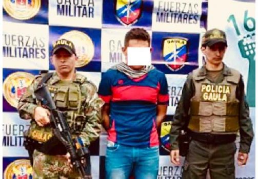 Presunto extorsionista-