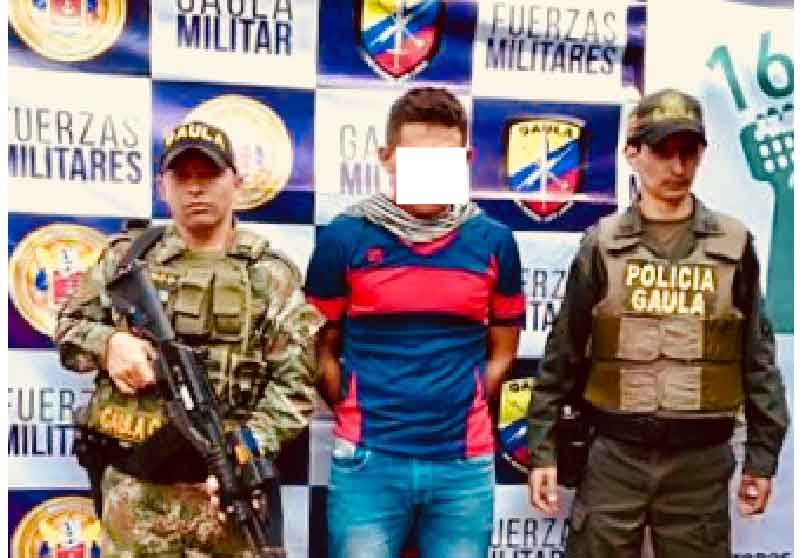 Presunto extorsionista-