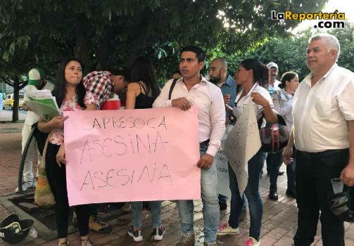 Así fue la protesta.