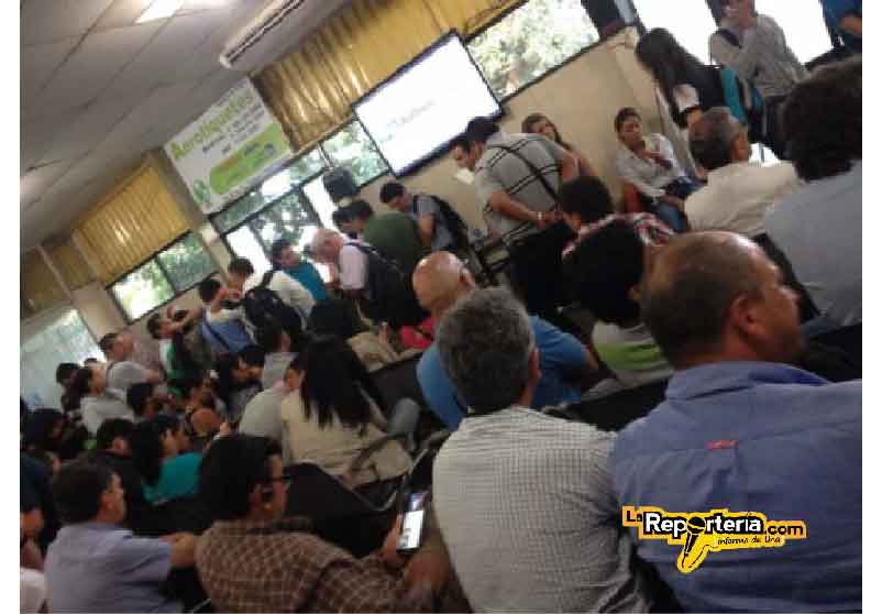 Esta era la sala de espera en el 2015.