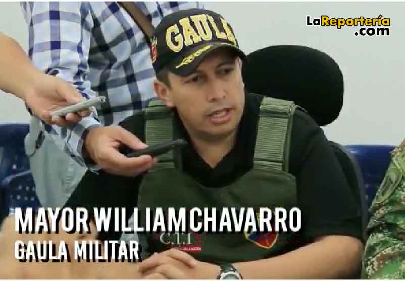 Mayor William Chavarro, Gaula Militar.
