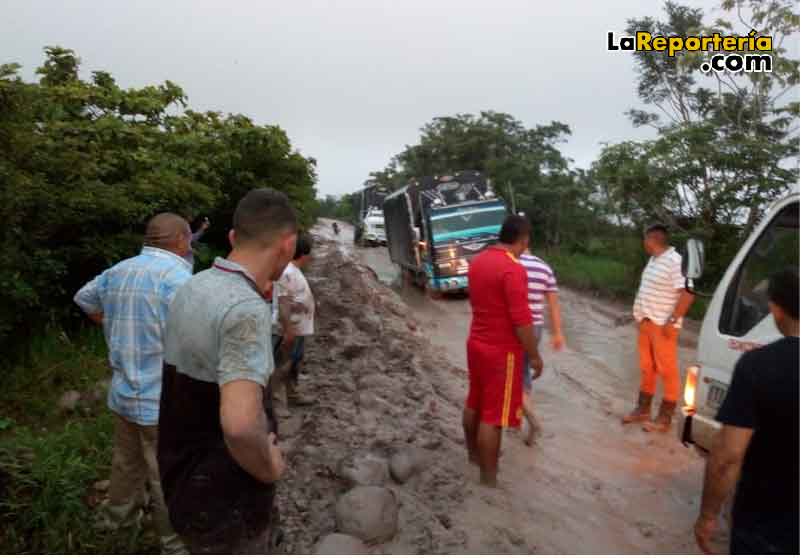 Este es el estado de la vía a Orocué.