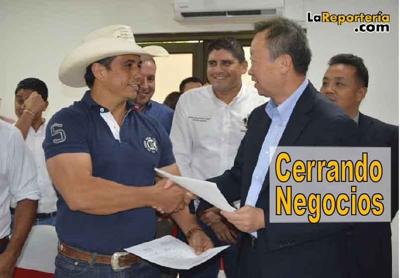 Gobernador Alirio Barrera - Vice Chairman Zuo Yun .