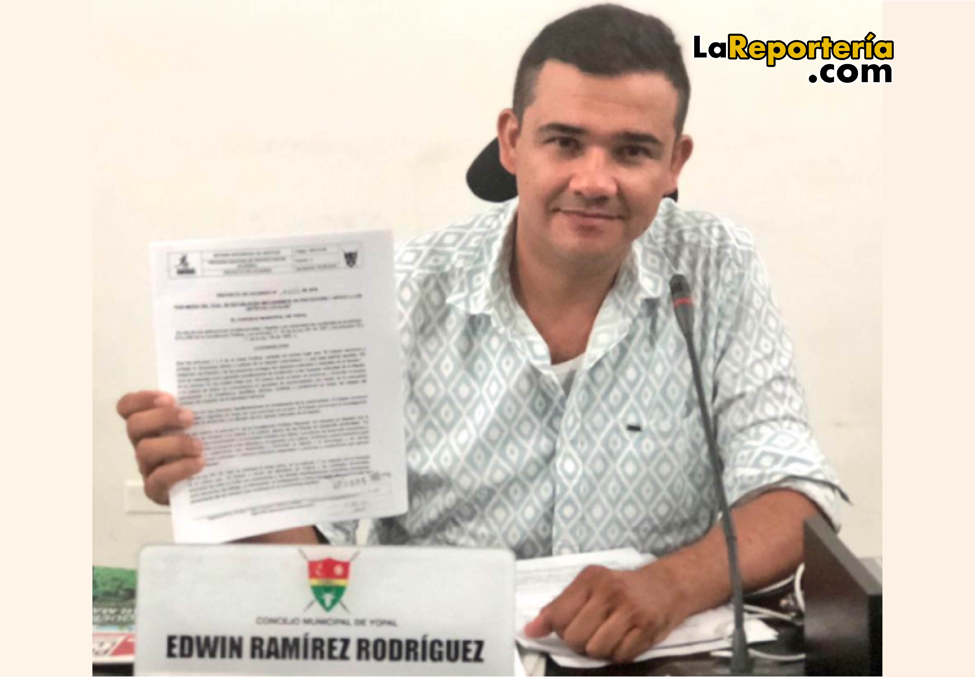 Concejal  de Yopal Edwin Ramírez-