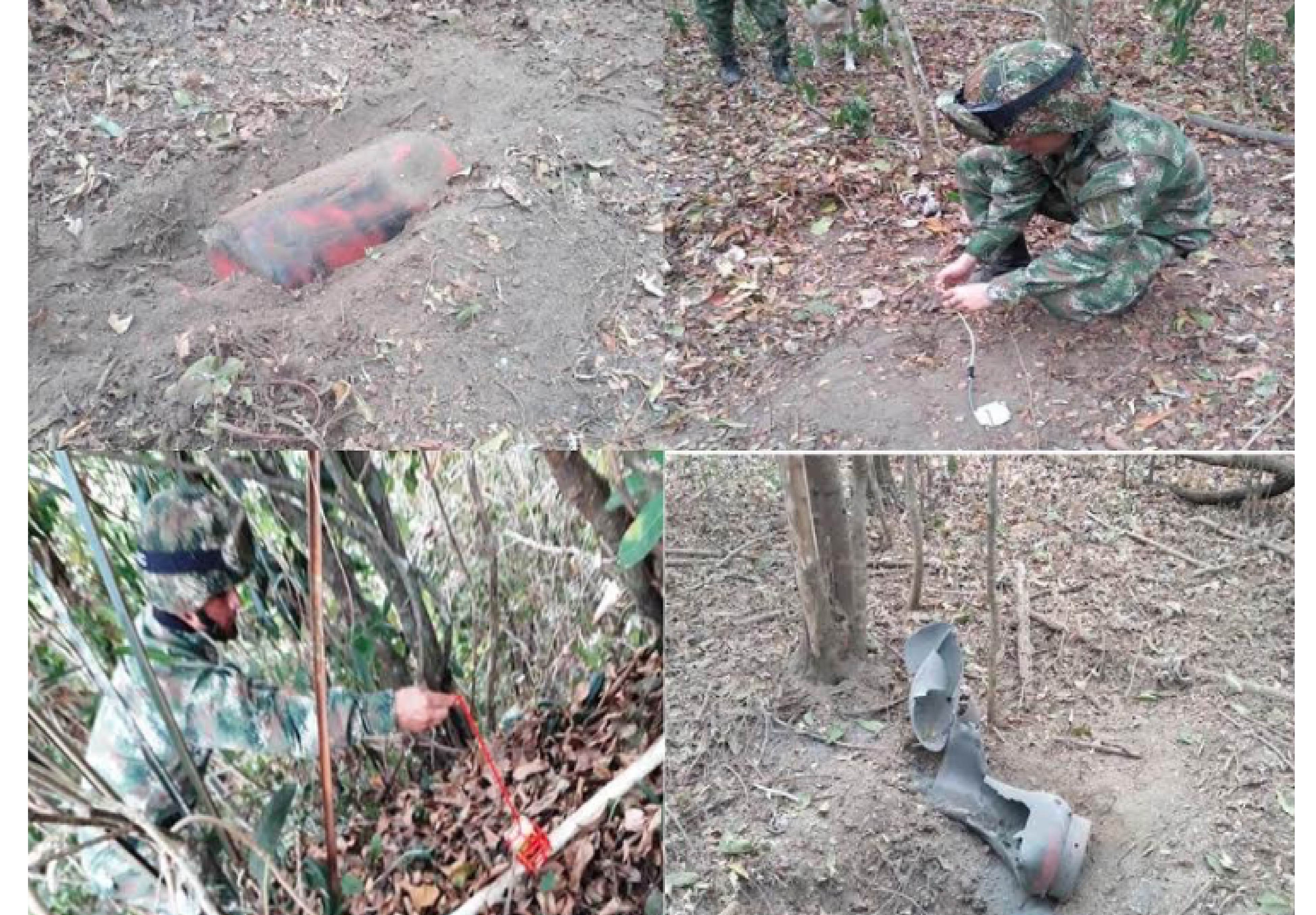 Explosivos desactivados en Casanare