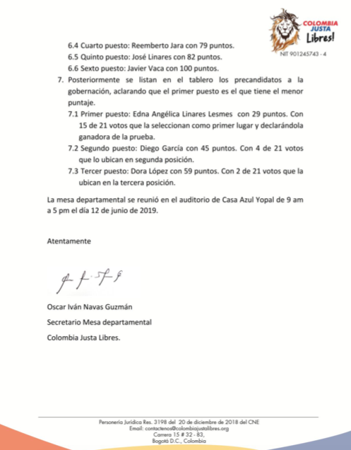 Comunicado Directiva Departamental parte 2