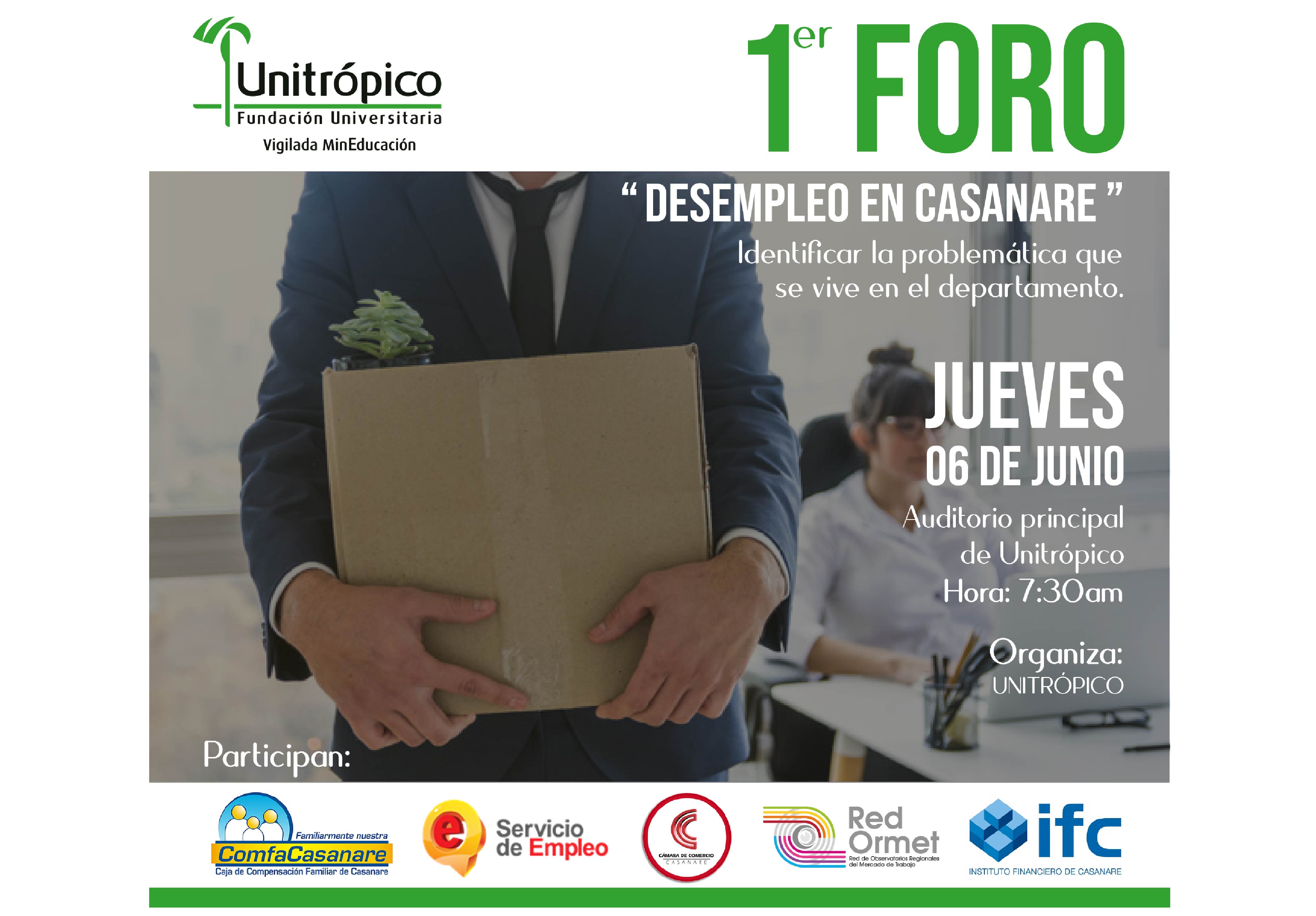 Primer Foro de Desempleo en Casanare.