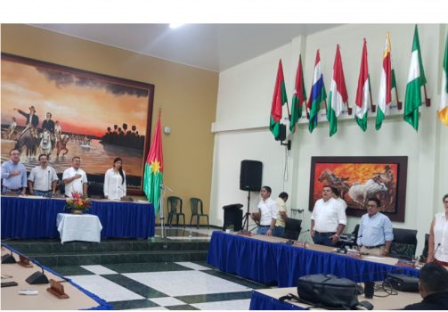 Clausura de sesiones de Asamblea de Casanare