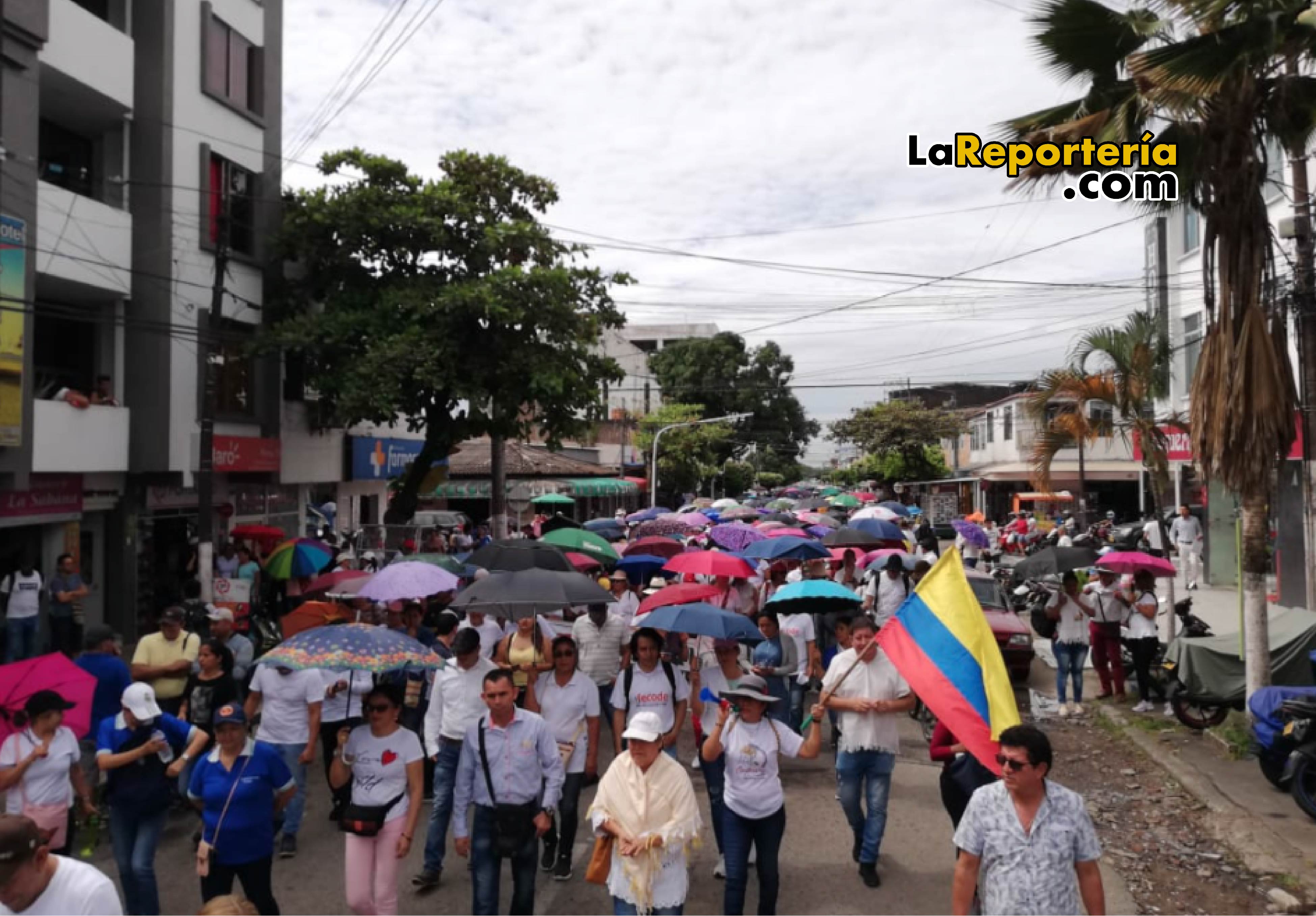 Así transcurrió la marcha por la vida de los líderes sociales en Yopal.
