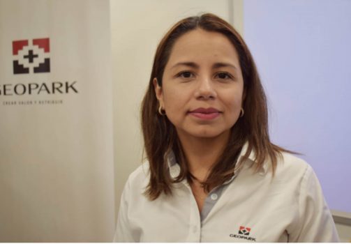 Gerente social de GeoPark, Luisa Vargas.