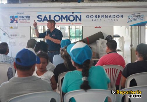 Salomón Sanabria en Aguazul.