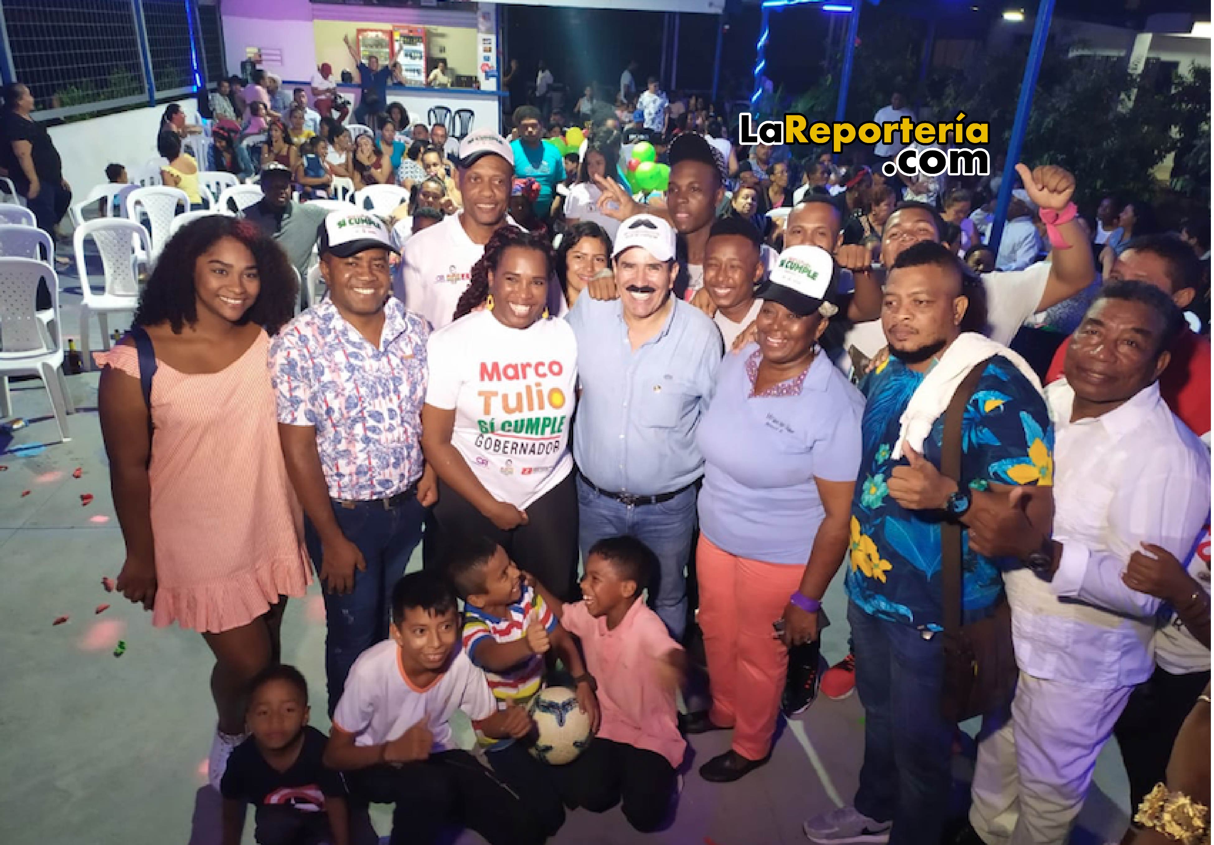 Marco Tulio Ruiz recibió apoyo de comunidad de Afrodescendientes.