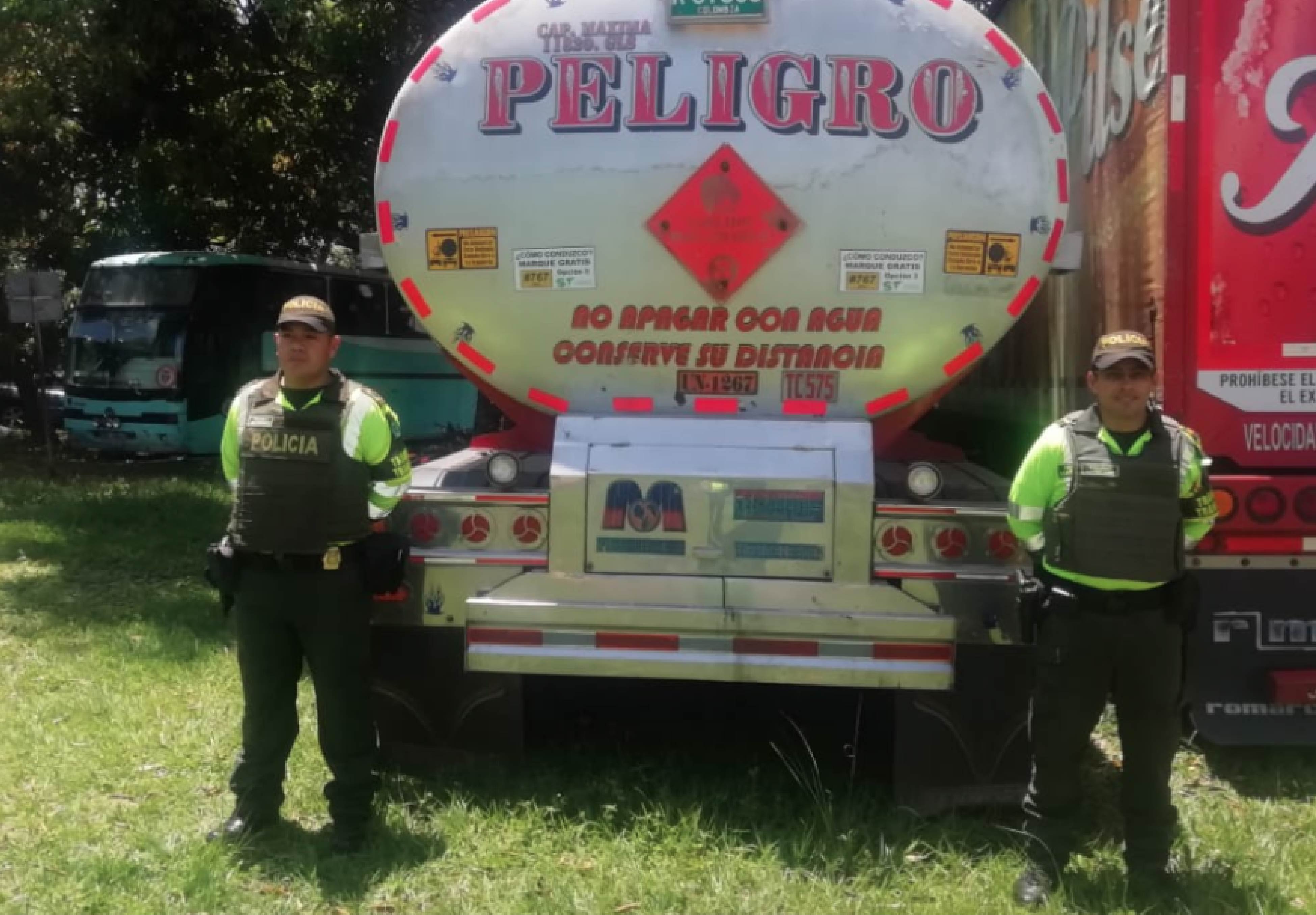  Carrotanque recuperado por la Policía.