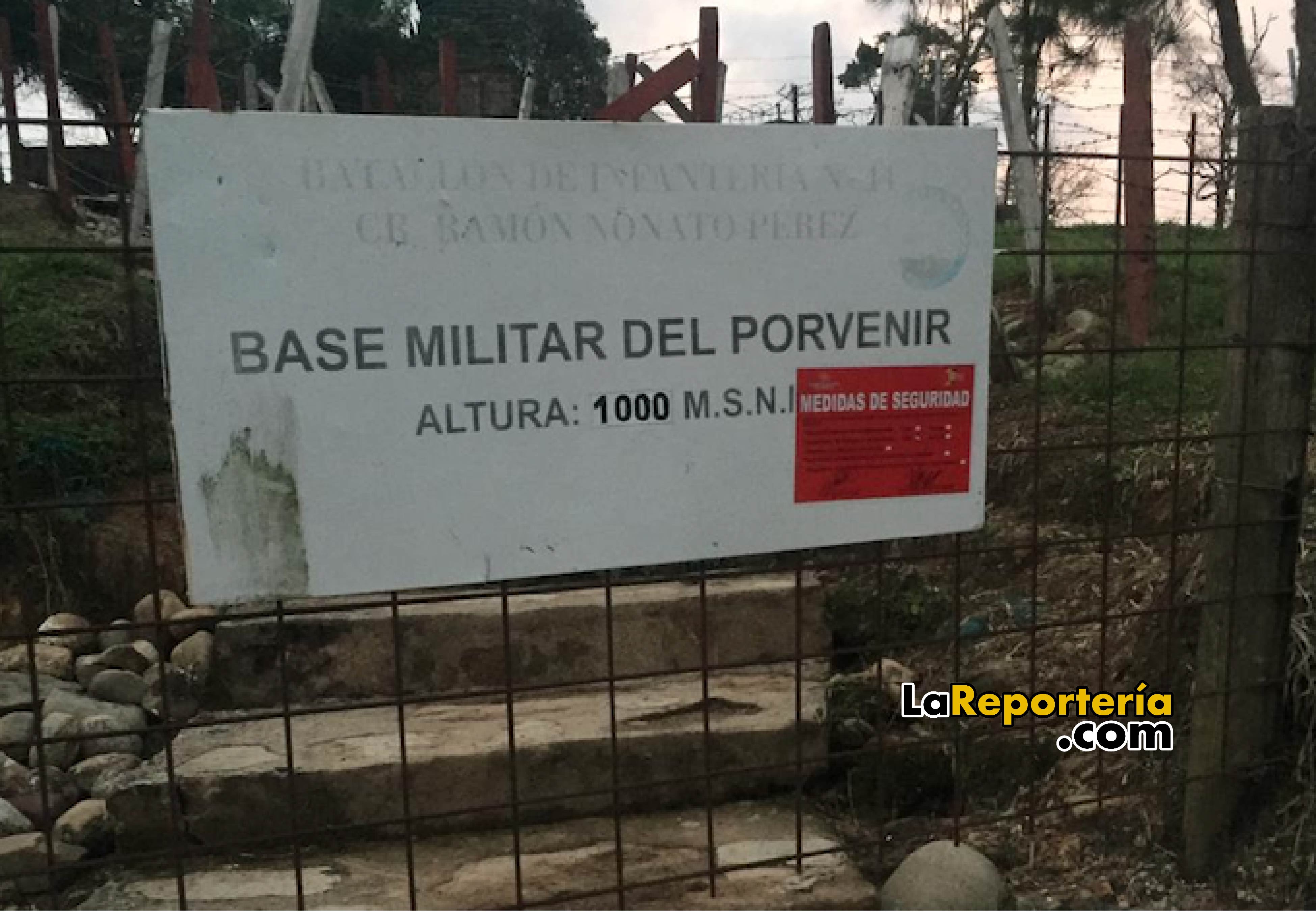 Base militar El Porvenir.