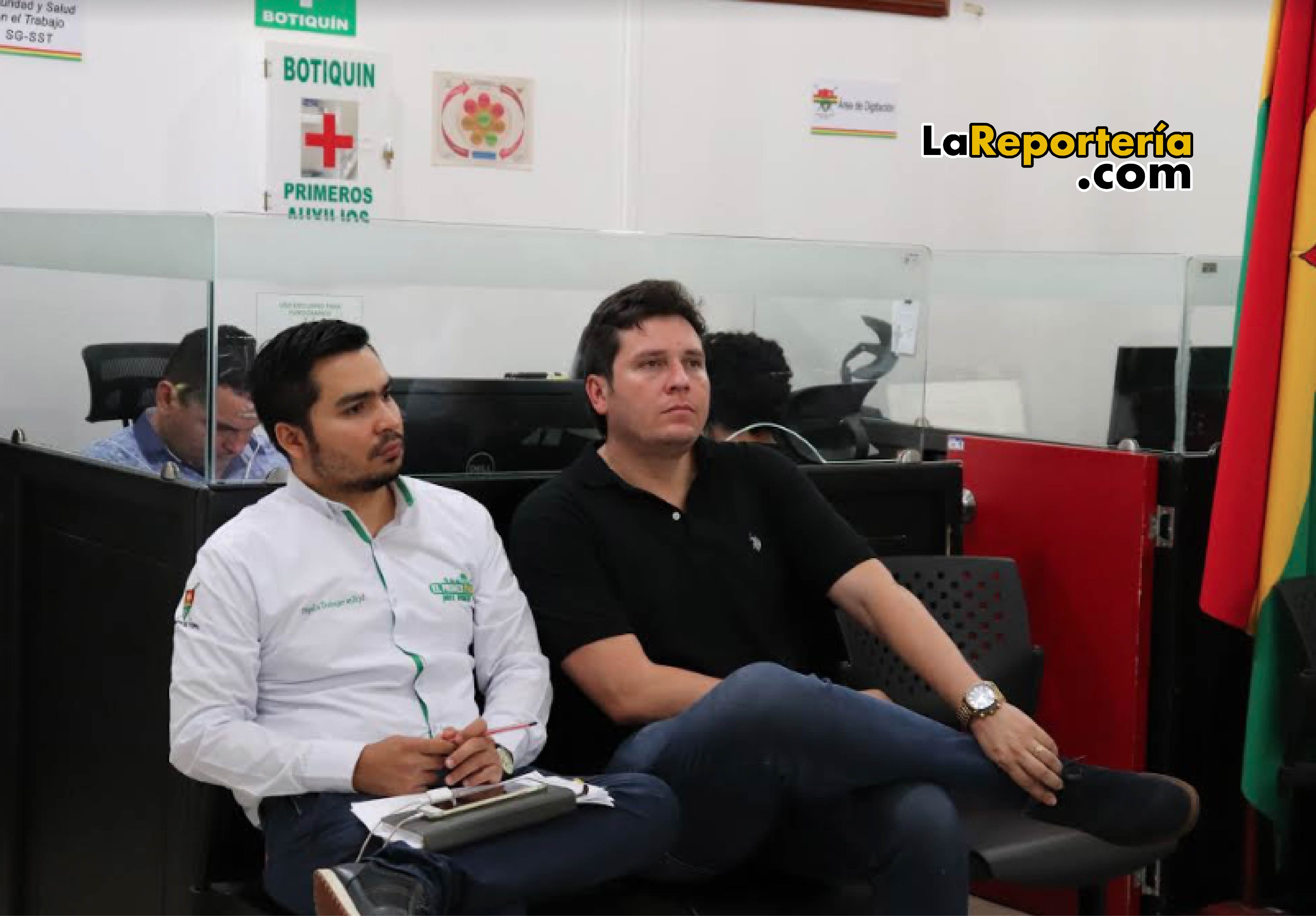 Secretarios Privado y de Obras de la Alcaldía de Yopal.