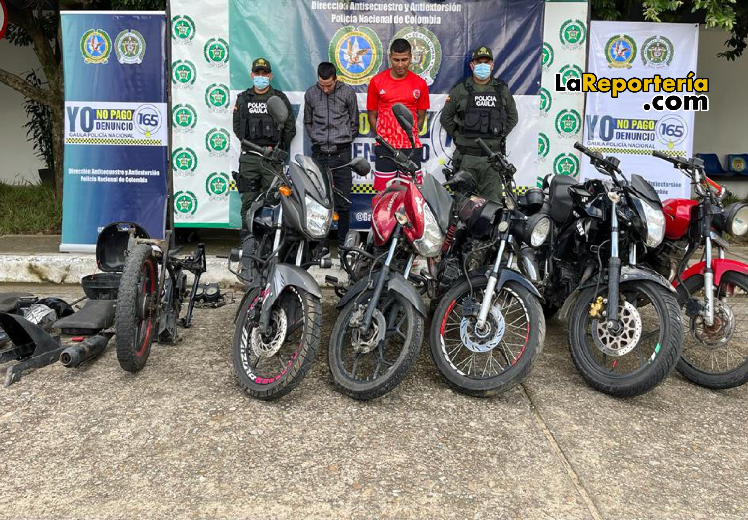 A la cárcel Sujetos que pedían dinero para devolver motos robadas